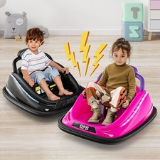 Toy Car Kids Ride-On Bumper Car Electric Children 12V Remote Control Black
