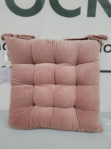 John lewis velvet seat pad - velvet,