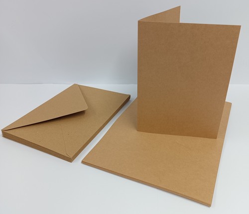 Kraft blank cards - 10,