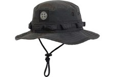 Stone Island Supreme Black Camo Boonie