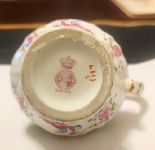 Minton england green white - minton,