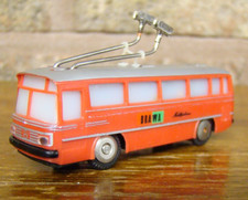 Vintage N Gauge Eheim Red Trolley Bus Brawa