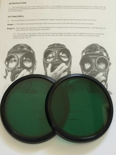 S10 gas mask - s10, green