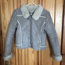Rare Pale Grey Sheepskin Style