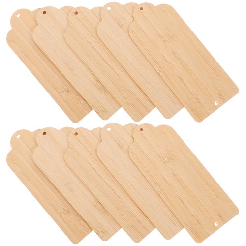 10pcs reusable bamboo bookmark - reusable,