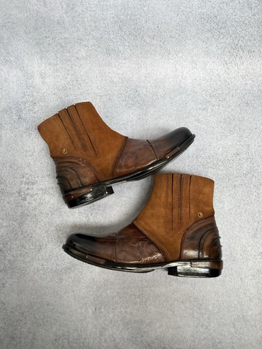Vintage leather western ankle - vintage,
