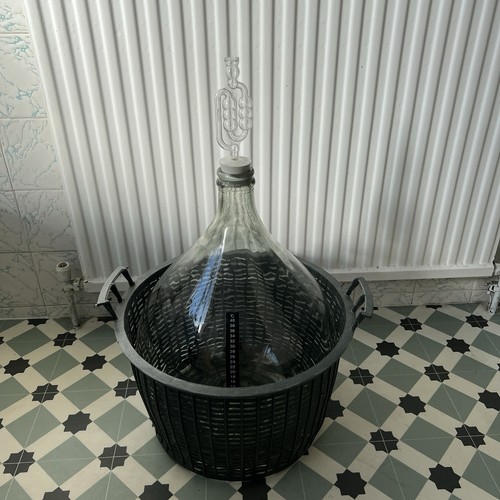 25l glass demijohn - demijohn, home