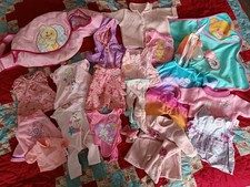 Large Bundle / Job Lot of Assorted Baby Born Doll Girl Clothes  | Zapf Creation