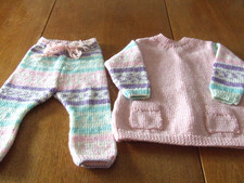 Hand Knitted Acrylic Baby