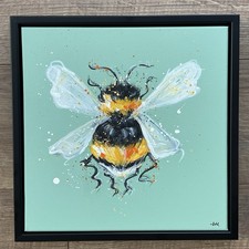 Two Framed Bumblebee Original