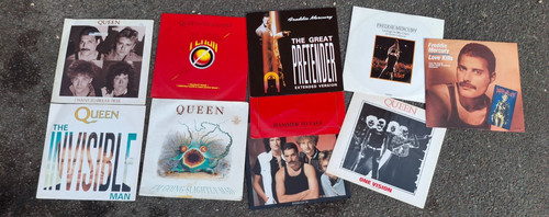 Queen mercury vinyl records - queen,