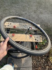 Vintage GPO Royal Mail Postbike Wheel 26inch Rod Brake Rim Michelin Tyre