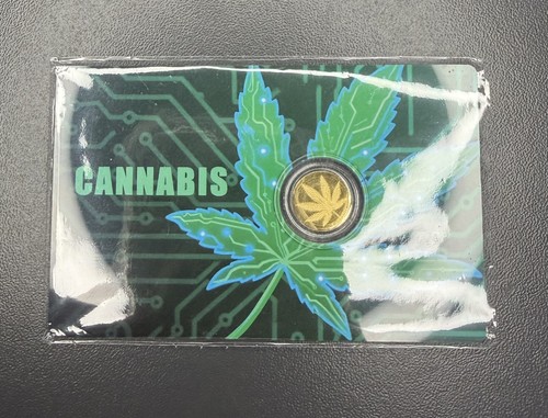 1000 gold cannabis - 1/1000, coin