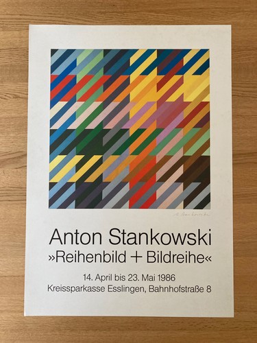Anton stankowski hand signed - anton,