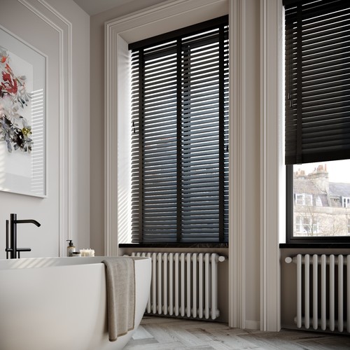 Black faux wood wooden - black,