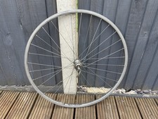 Vintage Hand Built Ambrosio Evolution TQB 700c Front Wheel On Campag Mirage Hub