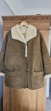 Women’s Vintage Lilywhite 60s/70s Skinhead Mod Size 14 Sheepskin Coat VGC