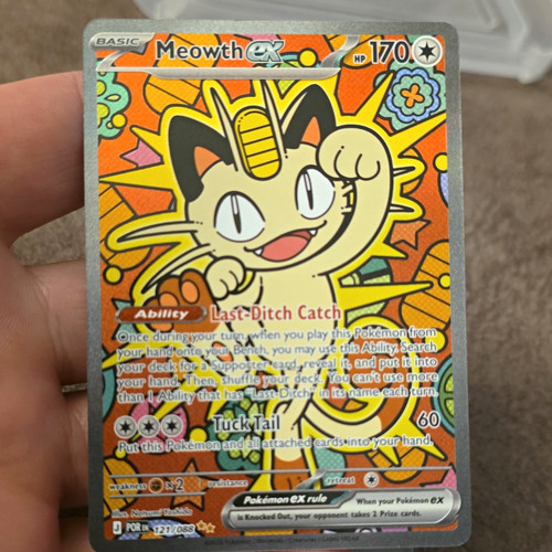 Pokémon tcg meowth 121 - pokémon,