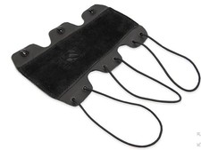 New Buck Trail Patch Traditional Black Leather Arm Guard. New. Free Postage