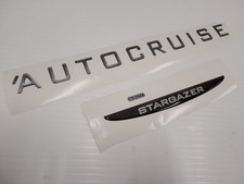 Autocruise Motorhome Star Series Resin Bonnet Name Stickers  - SET