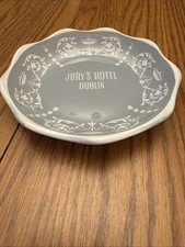 Vintage Arklow Ireland Green Jury’s Hotel Dublin Porcelain Trinket Dish