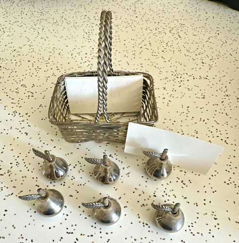 Vintage silver tone pear - vintage,
