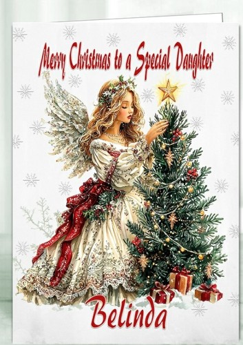 Personalised christmas card - personalised,
