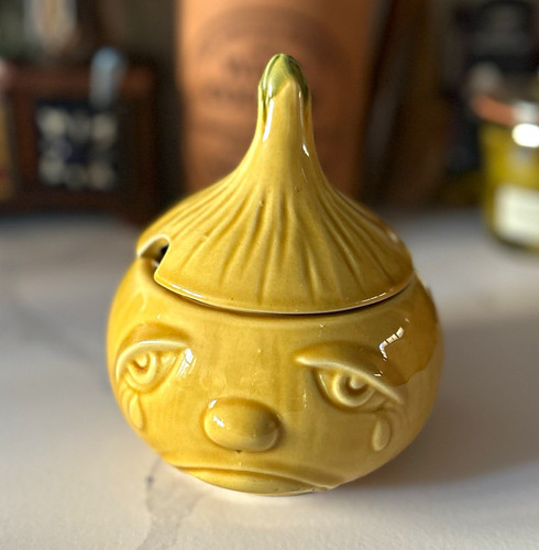Vintage yellow green - &, ceramic
