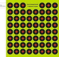 Pack 620 1" Shoot-n-c Shooting Splatter Targets 10 sheets rifle air gun Airsoft