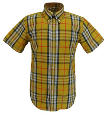 Mazeys Mens Mustard Checked