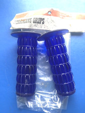NEW OLD STOCK VINTAGE HERRMANS HANDLEBAR GRIPS,BLUE,RETRO,RALEIGH CHOPPER ? BMX