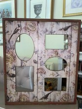 Large Vintage Multi Aperture Photo Frame Picture Birds Shabby Chic #cottagecore