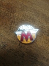 Rare Vintage Enamel Motorcycle