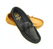 Mens Mokkers Tan Black Leather