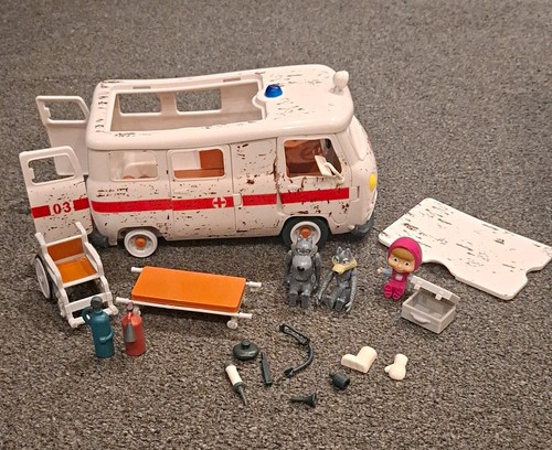 Masha and the bear ambulance - and,