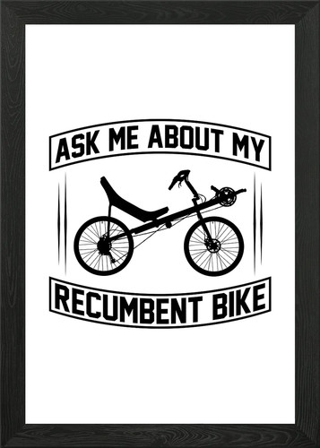 Recumbent bike biking - recumbent,