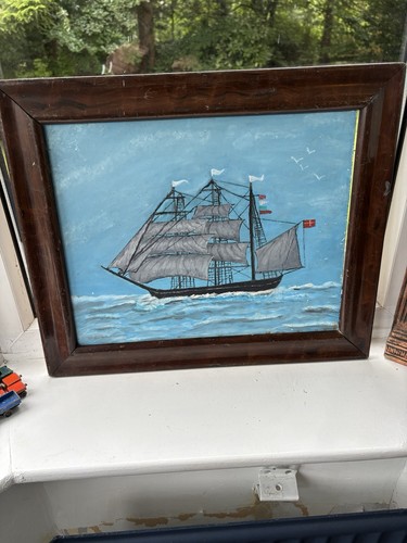 Antique vintage naive folk art - naive,