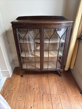 1930s mahogany  glass display