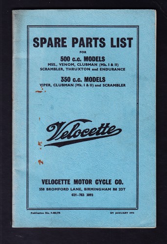 Velocette 350cc viper clubman - velocette,