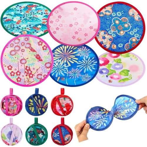 6pcs foldable handheld fans - 6pcs,