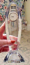 WATERFORD CRYSTAL  IRELAND JOHN ROCHA "ROCKET" CLOCK- keeps good time