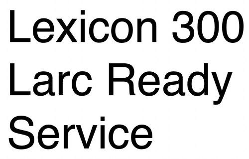 Lexicon 300 300m - /, ready