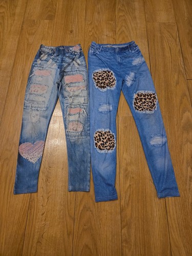Pairs girls jean look - of,