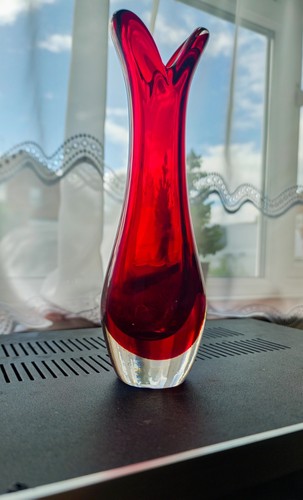 Whitefriars ruby red glass - whitefriars,