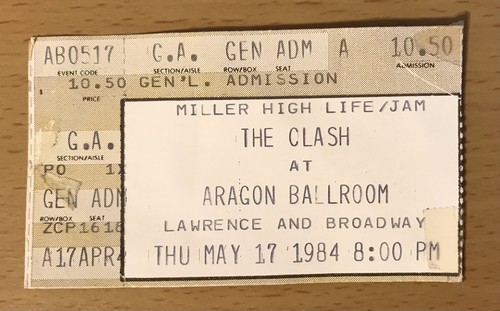 1984 the clash aragon - aragon, chicago
