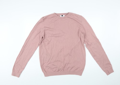 Topman men pink cotton crew - men's,