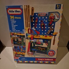 Bildo Little Tikes Cozy's Toolbench 36 Pieces Age 3 + 50cm Bench Height New