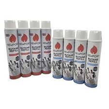 Newport Butane Zero Impurities Butane Gas Refill Blue 250ml 300ml Red 400ml