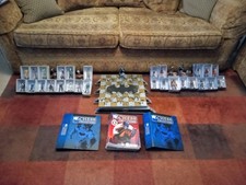 Eaglemoss DC Collection SET 1 Chessboard - all 32 pieces & magazines plus binder