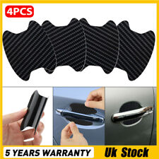 4PCs Set Carbon Fibre Car Door Handle Protector Film Anti-Scratch Sticker Decal